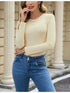 2er-Pack Damen Langarmshirts | Thermo-Unterhemden mit Rundhalsausschnitt